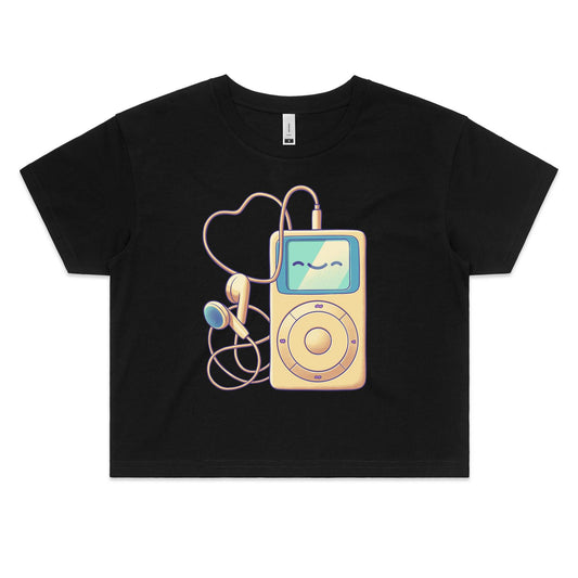 Still Going Song - Women's Crop Tee- Cool Graphic T-Shirts- Retro T-Shirts - Nostalgia Threads
