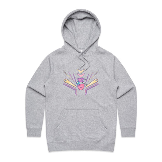 By the Pin of your Teeth - Women's Hoodie- Cool Graphic T-Shirts- Retro T-Shirts - Nostalgia Threads