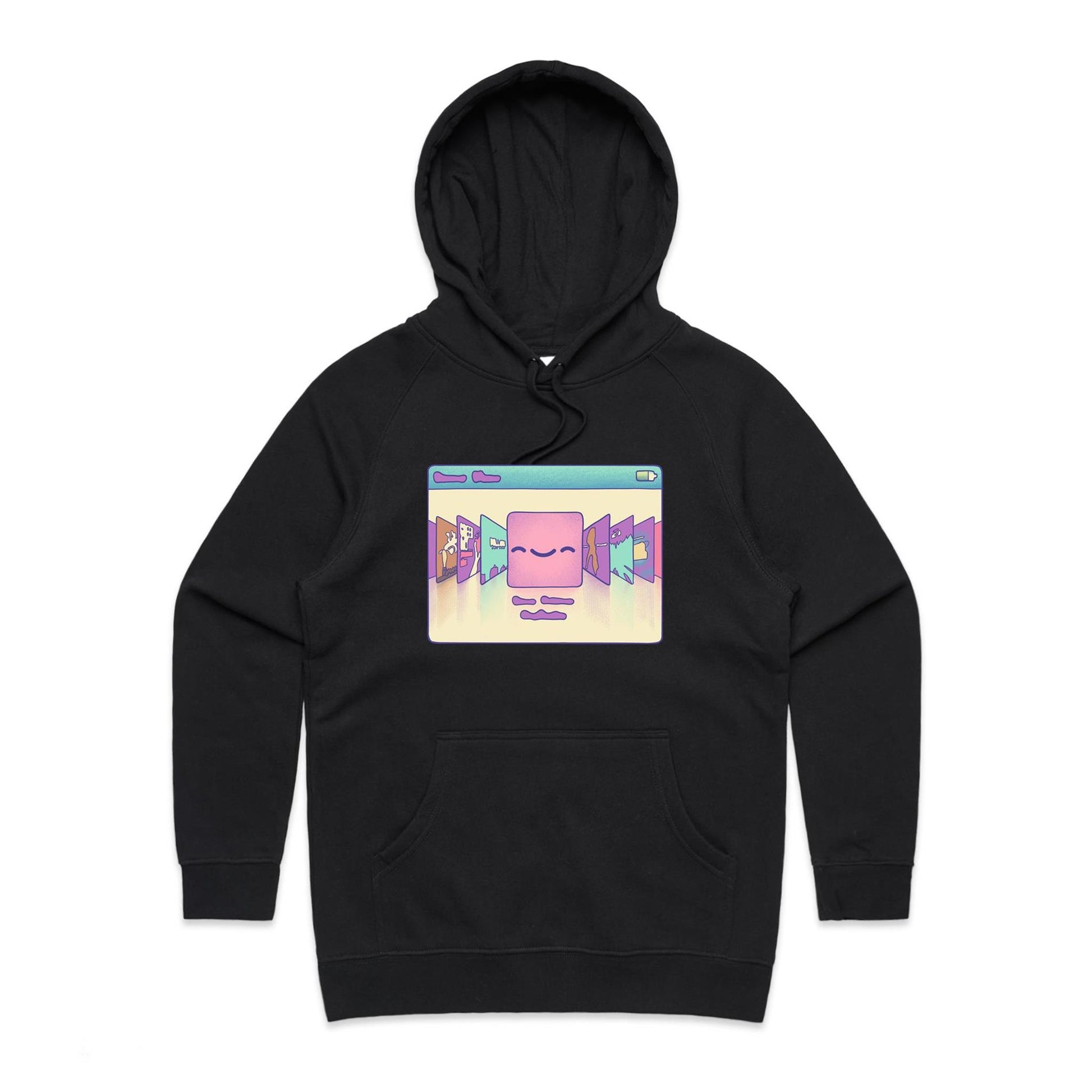 Face the Music - Women's Hoodie- Cool Graphic T-Shirts- Retro T-Shirts - Nostalgia Threads