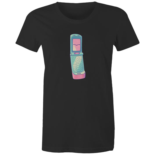 Stiff Upper Flip - Women's Tee- Cool Graphic T-Shirts- Retro T-Shirts - Nostalgia Threads