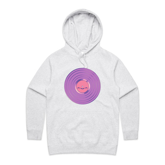 Space, the Vinyl Frontier - Women's Hoodie- Cool Graphic T-Shirts- Retro T-Shirts - Nostalgia Threads