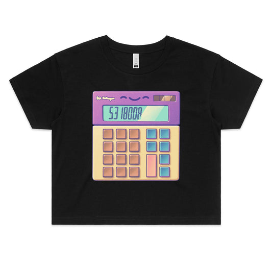 Mature & Simple - Women's Crop Tee- Cool Graphic T-Shirts- Retro T-Shirts - Nostalgia Threads