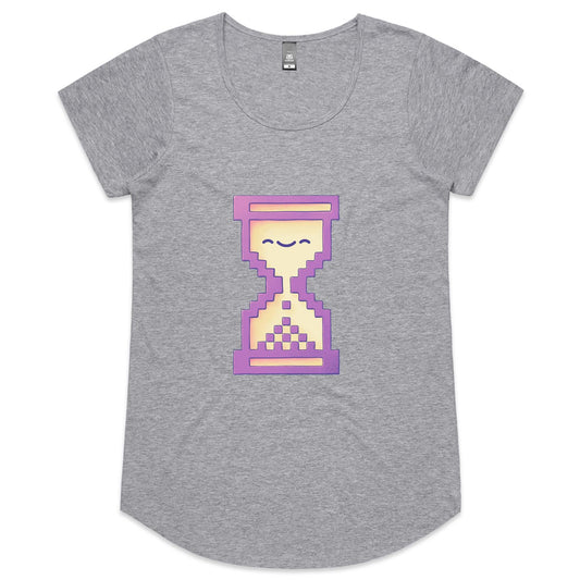 Patience Makes the Heart Grow Fonder - Women's Scoop Tee- Cool Graphic T-Shirts- Retro T-Shirts - Nostalgia Threads