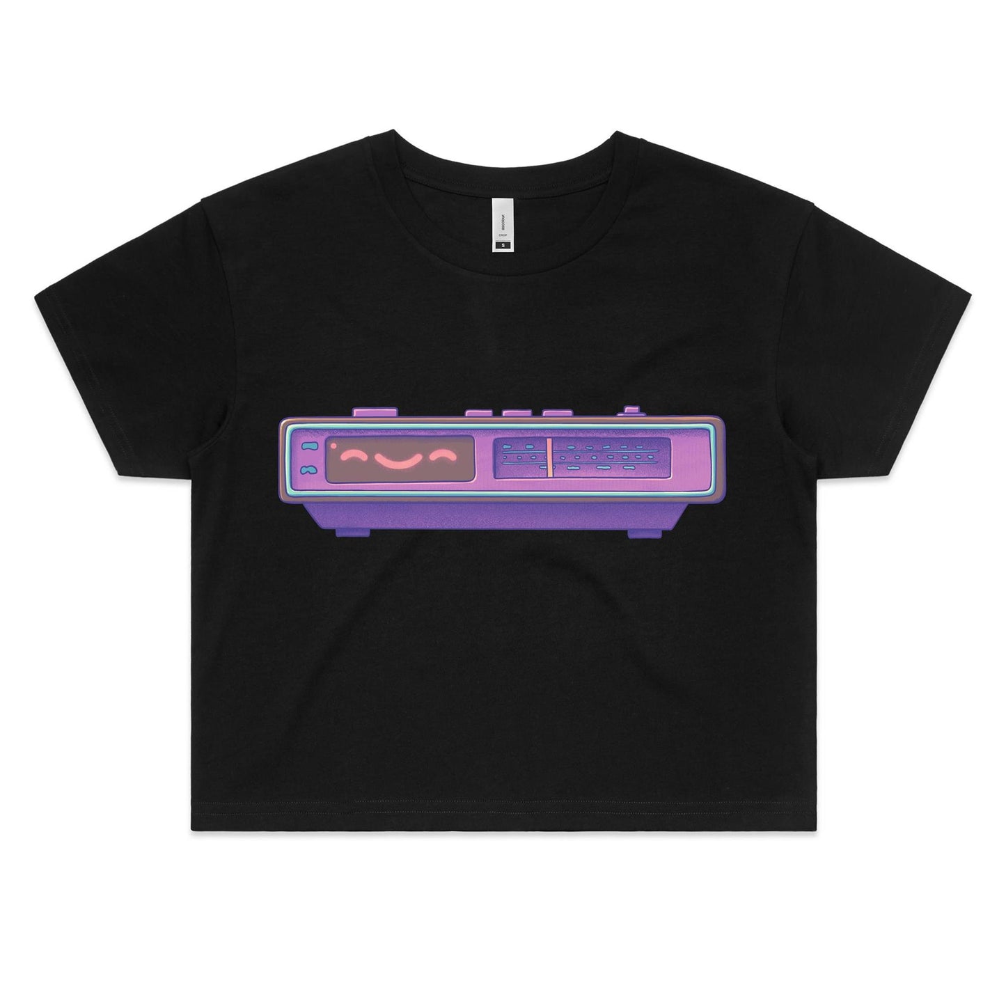 Sleep Calm & Carry On - Women's Crop Tee- Cool Graphic T-Shirts- Retro T-Shirts - Nostalgia Threads