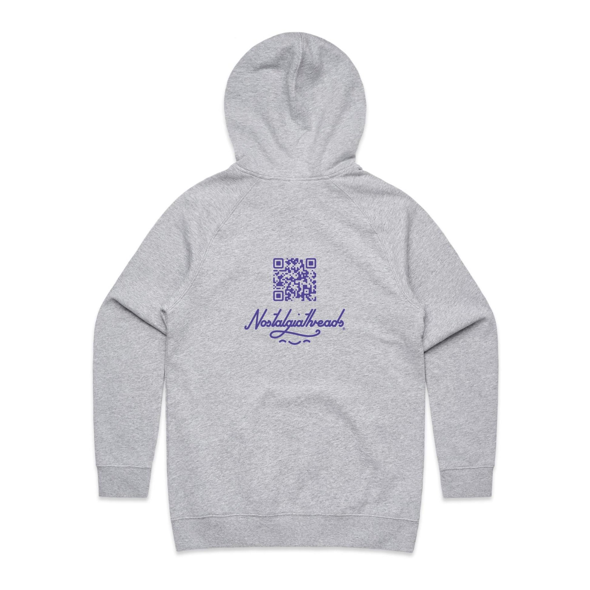 Calm before the Corn - Women's Hoodie (+QR)- Cool Graphic T-Shirts- Retro T-Shirts - Nostalgia Threads