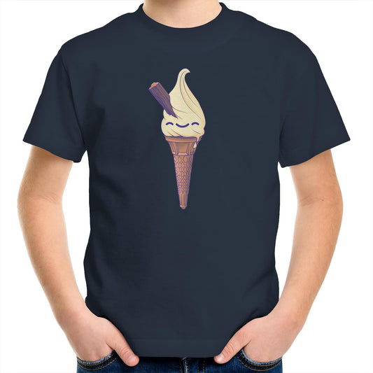 Hold the Cone - Kids Tee- Cool Graphic T-Shirts- Retro T-Shirts - Nostalgia Threads