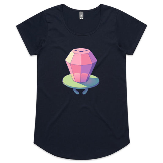 Ring it On - Women's Scoop Tee- Cool Graphic T-Shirts- Retro T-Shirts - Nostalgia Threads