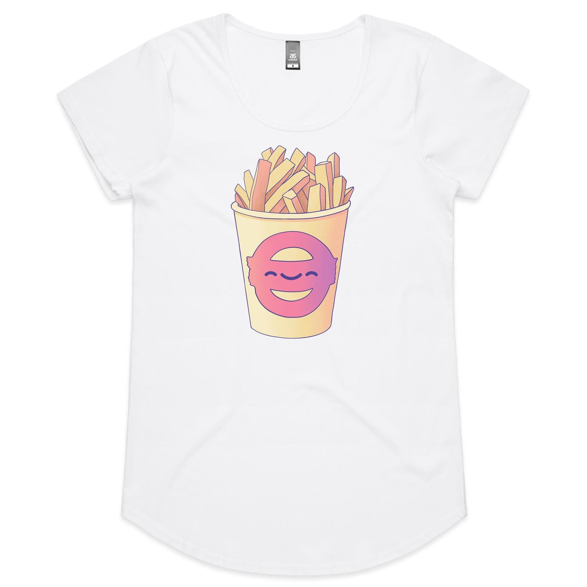 The Bucket Stops Here - Women's Scoop Tee- Cool Graphic T-Shirts- Retro T-Shirts - Nostalgia Threads