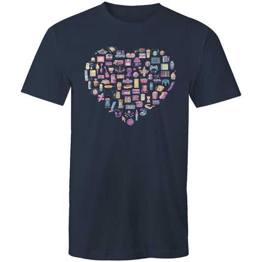 Art Shaped Box - Men's Tee- Cool Graphic T-Shirts- Retro T-Shirts - Nostalgia Threads