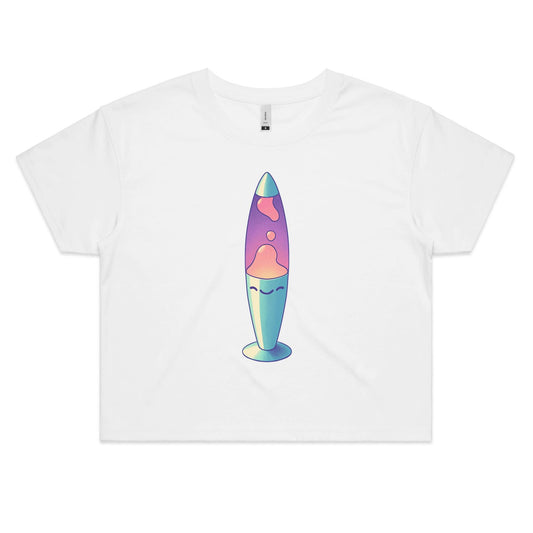 Glow Your Own Trumpet - Women's Crop Tee- Cool Graphic T-Shirts- Retro T-Shirts - Nostalgia Threads