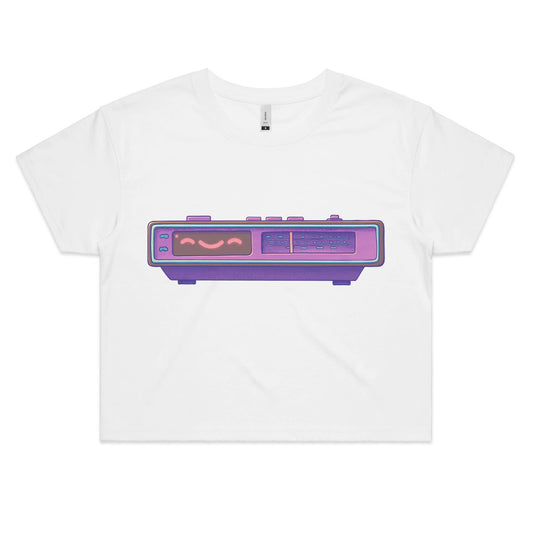 Sleep Calm & Carry On - Women's Crop Tee- Cool Graphic T-Shirts- Retro T-Shirts - Nostalgia Threads