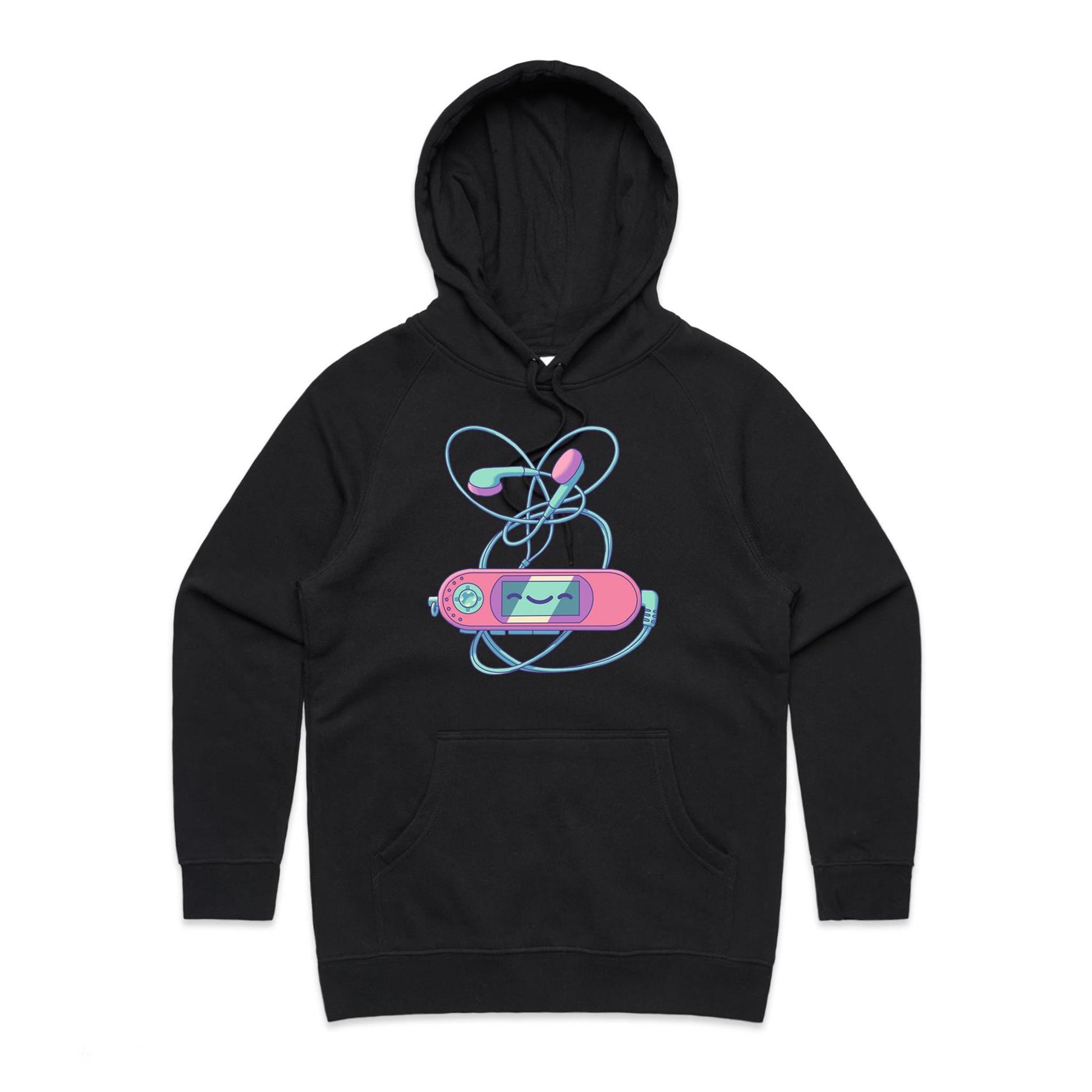 Mp3 & Easy - Women's Hoodie- Cool Graphic T-Shirts- Retro T-Shirts - Nostalgia Threads