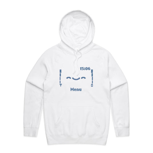 Textually Active - Unisex Hoodie (+QR)- Cool Graphic T-Shirts- Retro T-Shirts - Nostalgia Threads