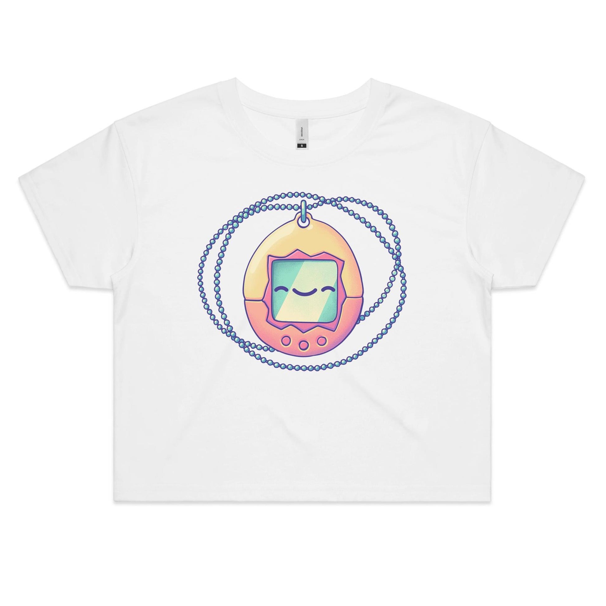 Paws for Attention - Women's Crop Tee- Cool Graphic T-Shirts- Retro T-Shirts - Nostalgia Threads
