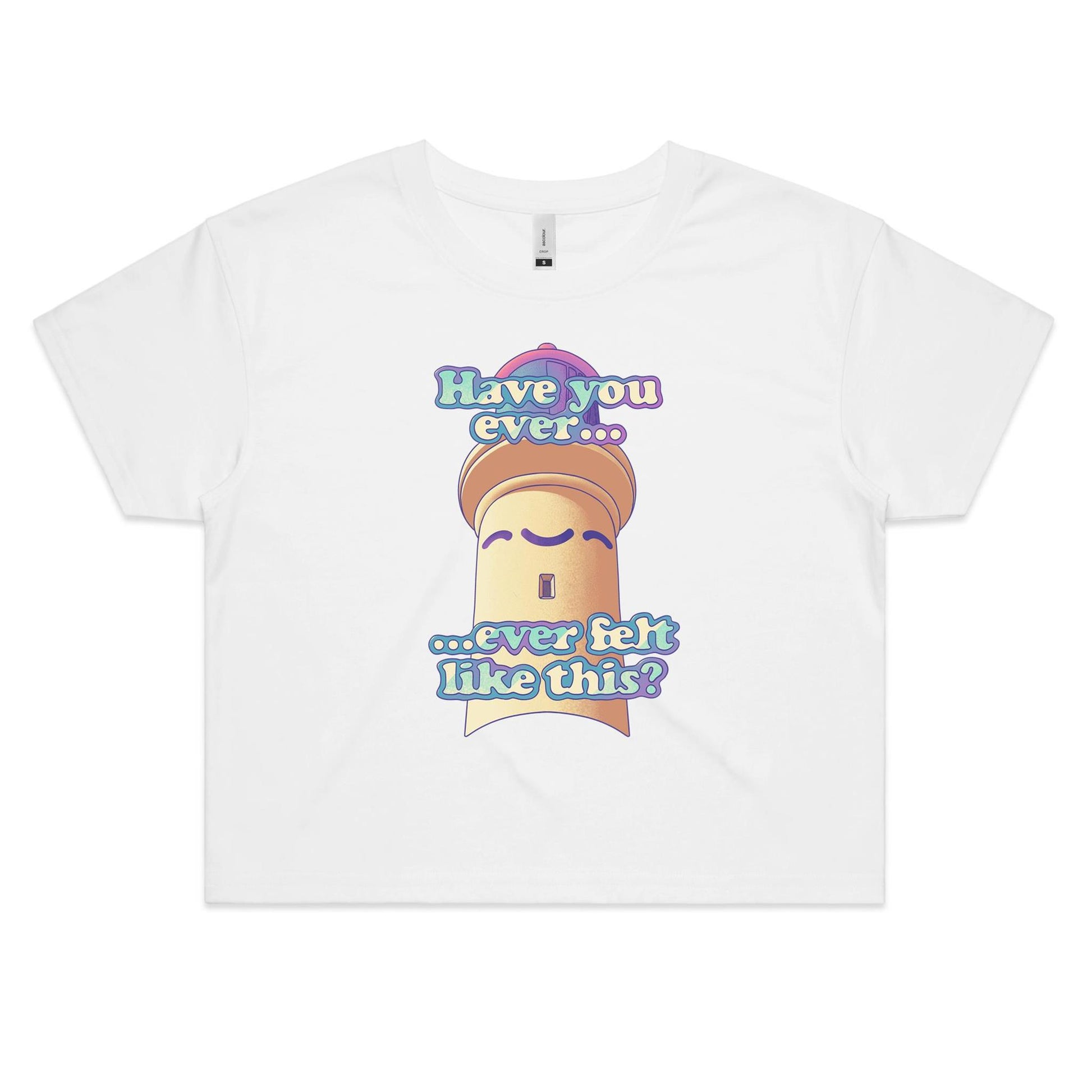 Slap on the Twist - Women's Crop Tee- Cool Graphic T-Shirts- Retro T-Shirts - Nostalgia Threads