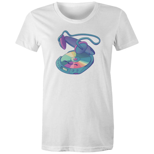 Going for a Disc Walk - Women's Organic Tee- Cool Graphic T-Shirts- Retro T-Shirts - Nostalgia Threads