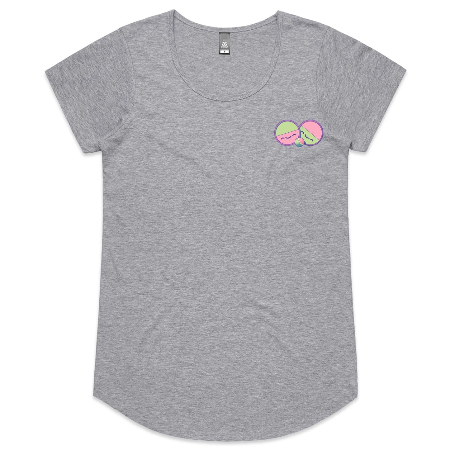 update alt-text with template Joined at the Grip - Women's Scoop Tee- Cool Graphic T-Shirts- Retro T-Shirts - Nostalgia Threads