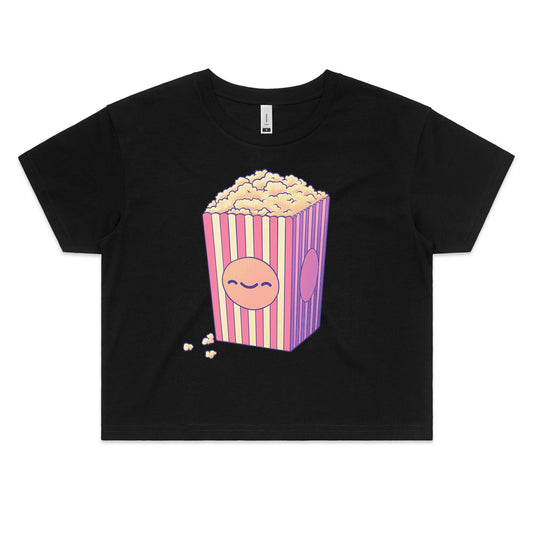 ZZ Pop - Women's Crop Tee- Cool Graphic T-Shirts- Retro T-Shirts - Nostalgia Threads