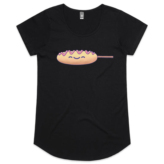 Stick Fury - Women's Scoop Tee- Cool Graphic T-Shirts- Retro T-Shirts - Nostalgia Threads