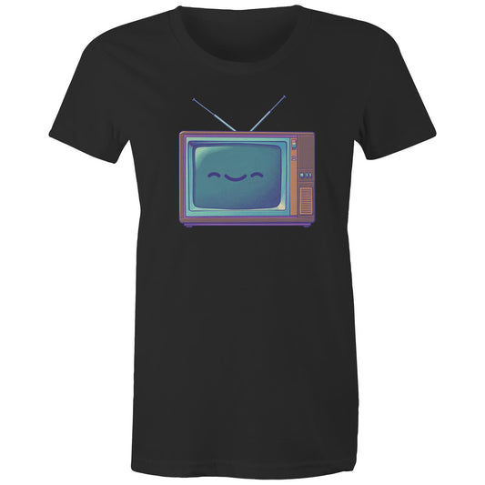 Screen Better Days - Women's Tee- Cool Graphic T-Shirts- Retro T-Shirts - Nostalgia Threads
