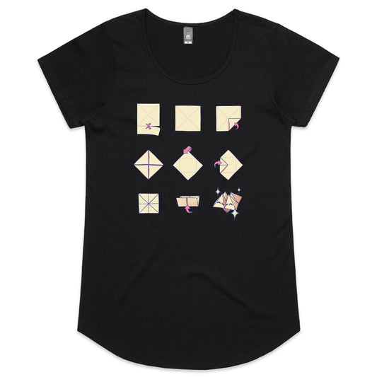 No Laughing Chatter - Women's Scoop Tee- Cool Graphic T-Shirts- Retro T-Shirts - Nostalgia Threads