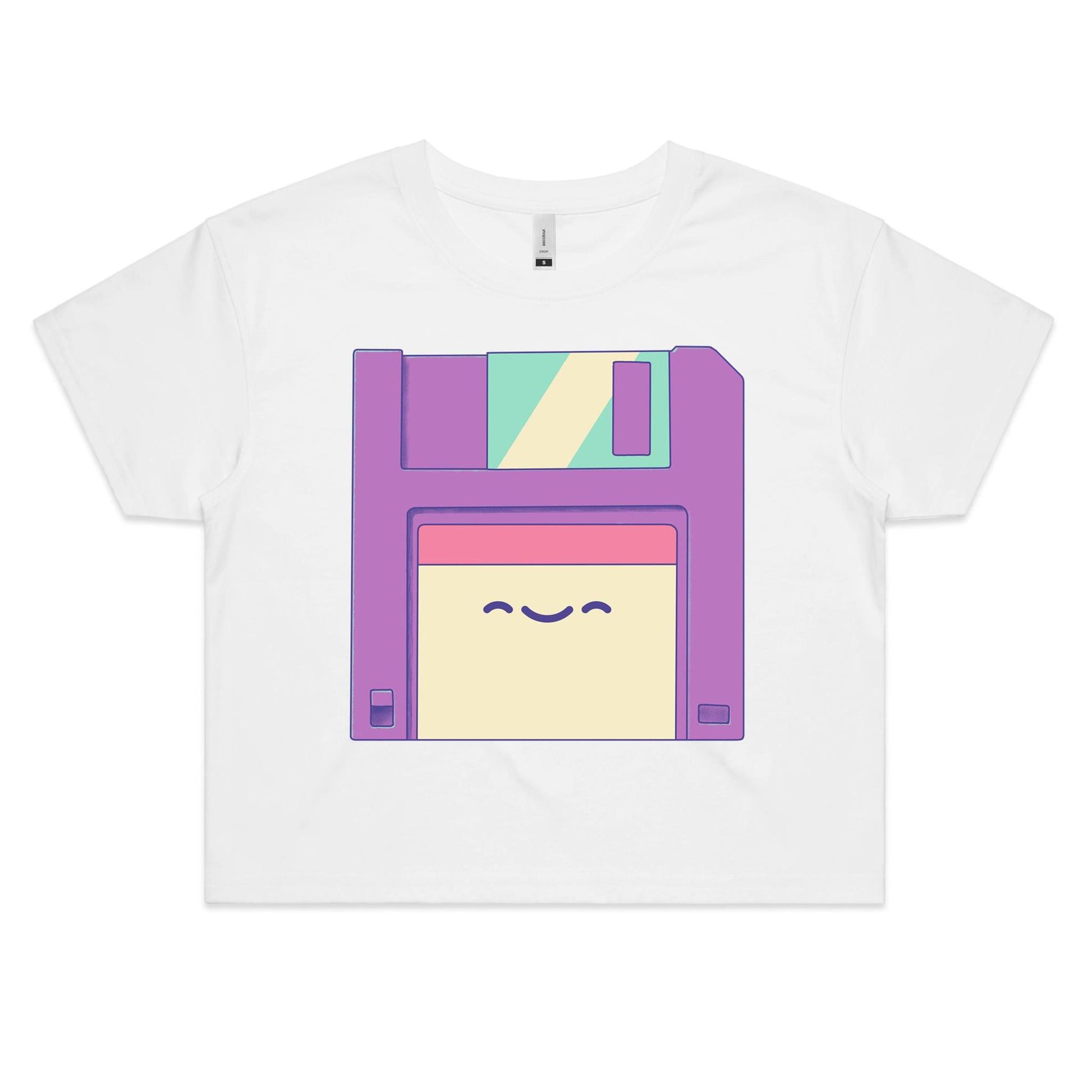 Every Tom, Disk & Harry - Women's Crop Tee- Cool Graphic T-Shirts- Retro T-Shirts - Nostalgia Threads