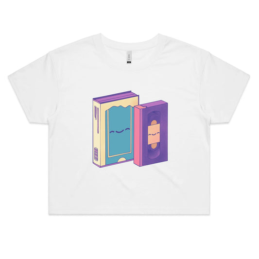 Rental Health Day - Women's Crop Tee- Cool Graphic T-Shirts- Retro T-Shirts - Nostalgia Threads