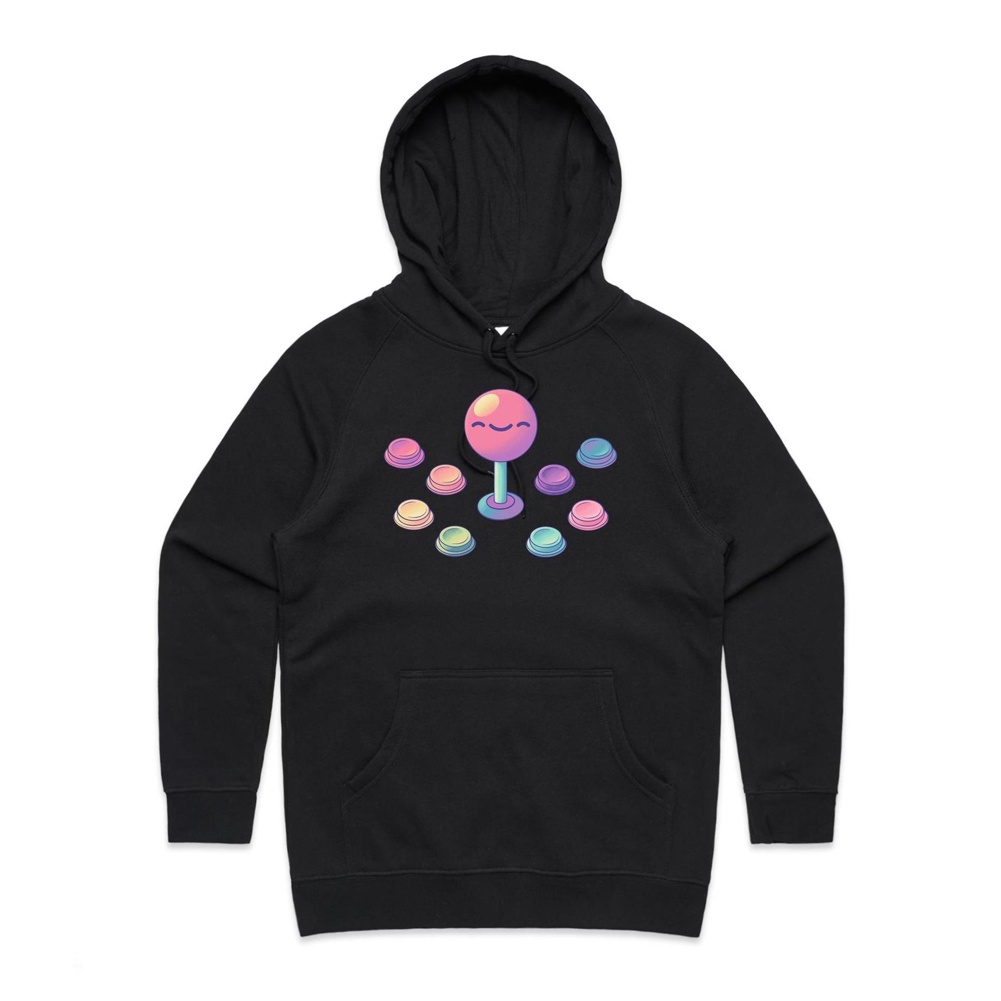 Be Arcade, Be Very Arcade - Women's Hoodie- Cool Graphic T-Shirts- Retro T-Shirts - Nostalgia Threads