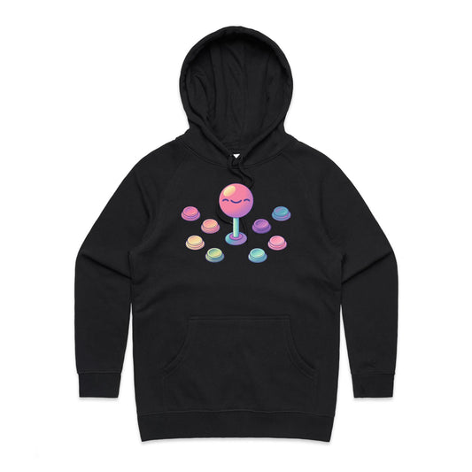 Be Arcade, Be Very Arcade - Women's Hoodie- Cool Graphic T-Shirts- Retro T-Shirts - Nostalgia Threads