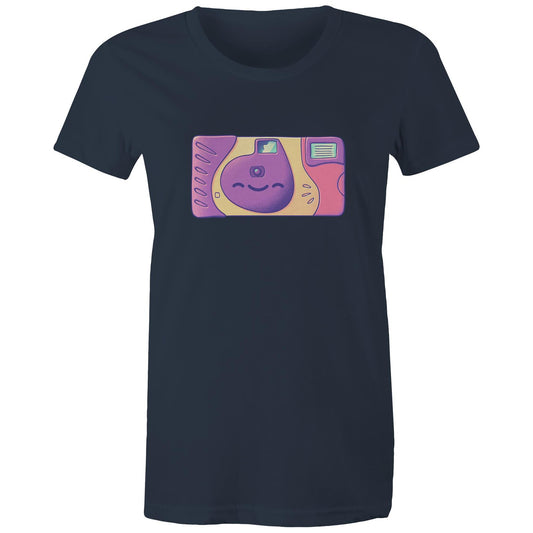 Lens with Benefits - Women's Tee- Cool Graphic T-Shirts- Retro T-Shirts - Nostalgia Threads