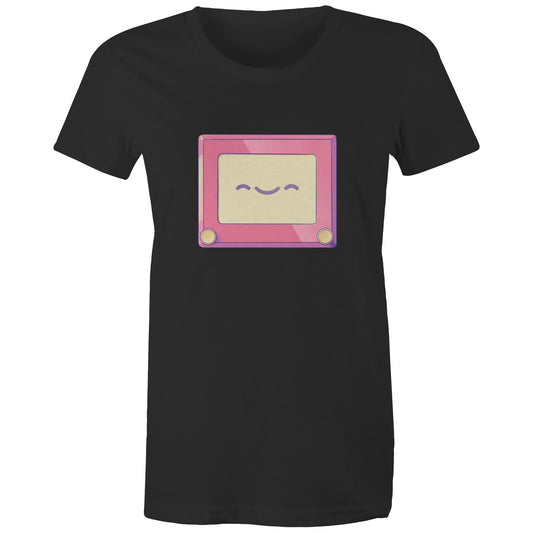 The Home Sketch - Women's Tee- Cool Graphic T-Shirts- Retro T-Shirts - Nostalgia Threads