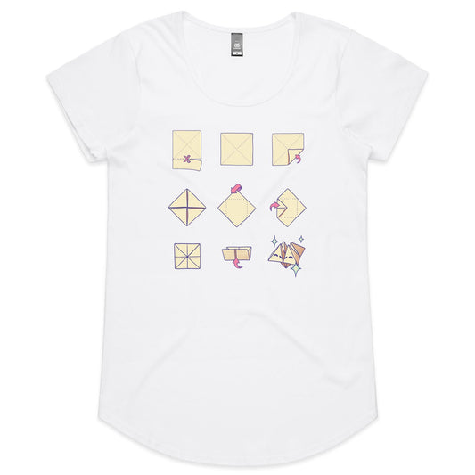 No Laughing Chatter - Women's Scoop Tee- Cool Graphic T-Shirts- Retro T-Shirts - Nostalgia Threads