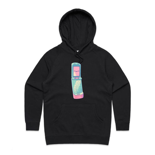 Stiff Upper Flip - Women's Hoodie- Cool Graphic T-Shirts- Retro T-Shirts - Nostalgia Threads