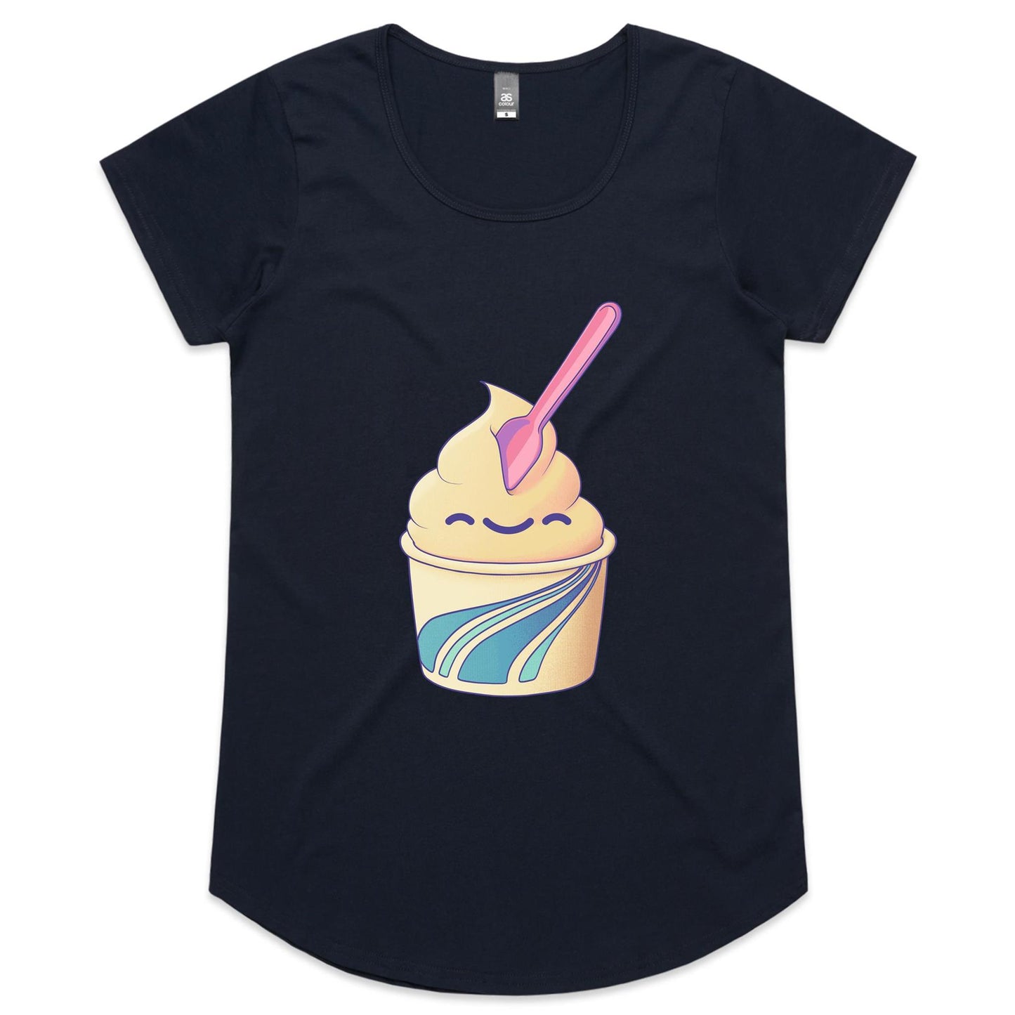 The Swirl Next Door - Women's Scoop Tee