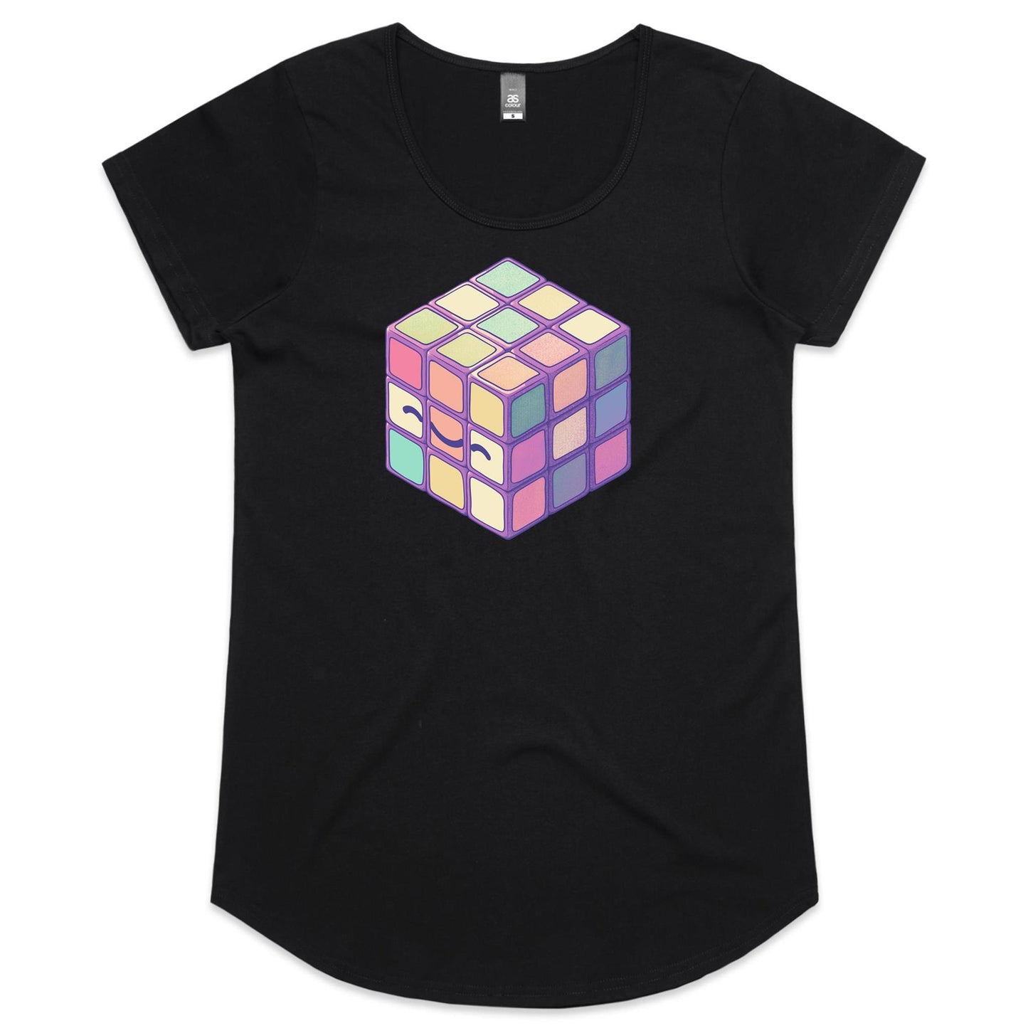 The Shaped Crusader - Women's Scoop Tee- Cool Graphic T-Shirts- Retro T-Shirts - Nostalgia Threads