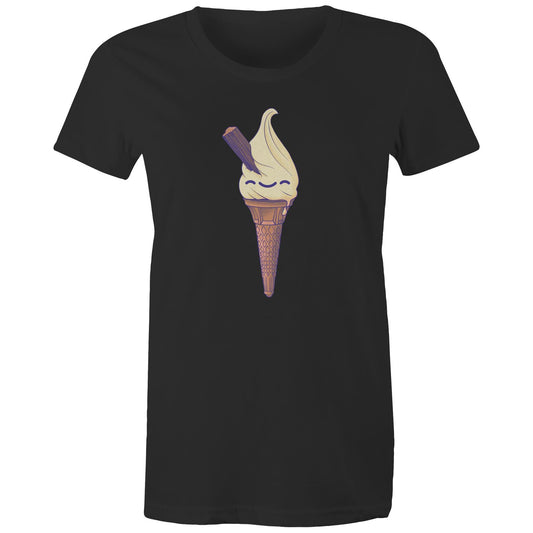 Hold the Cone - Women's Tee- Cool Graphic T-Shirts- Retro T-Shirts - Nostalgia Threads