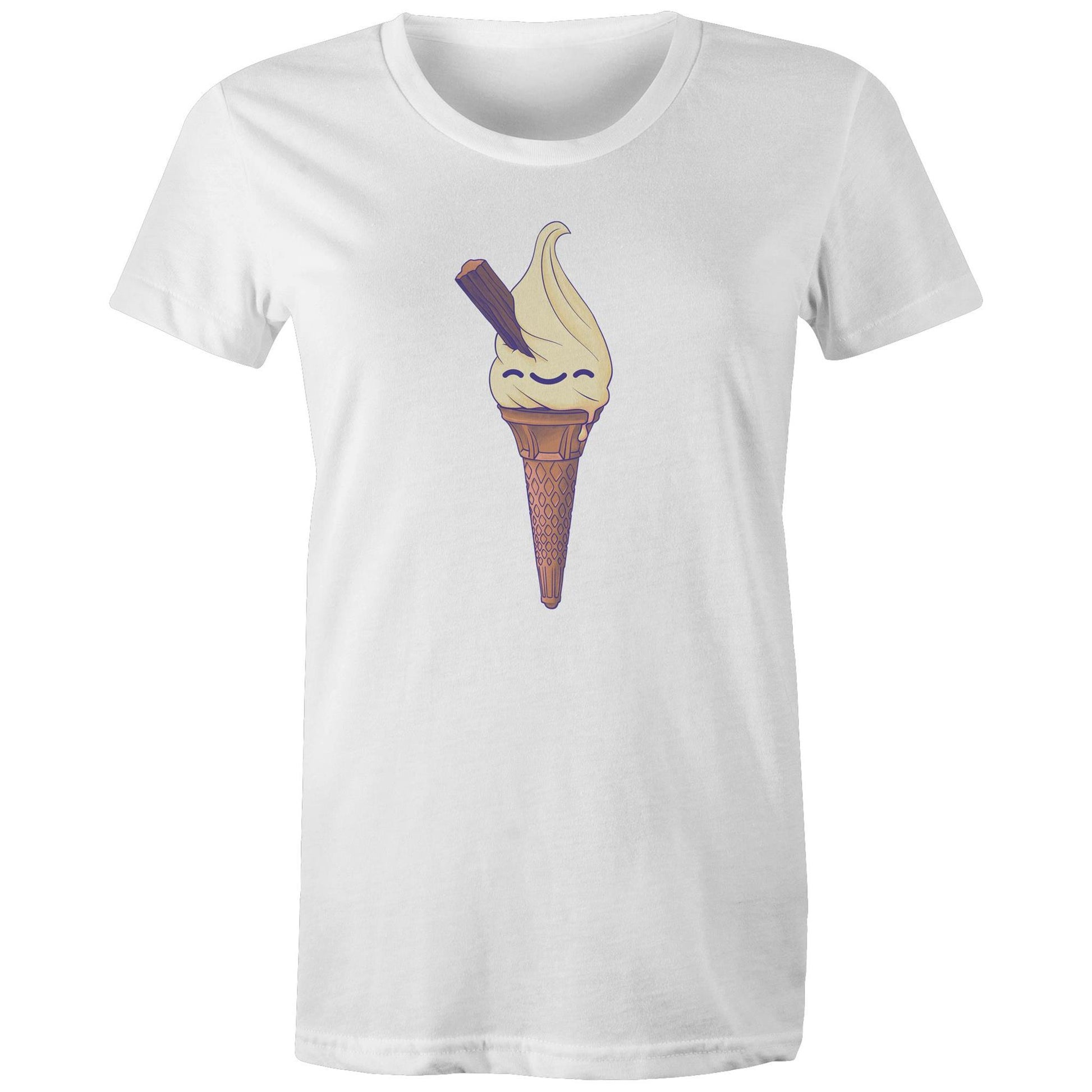 Hold the Cone - Women's Tee- Cool Graphic T-Shirts- Retro T-Shirts - Nostalgia Threads
