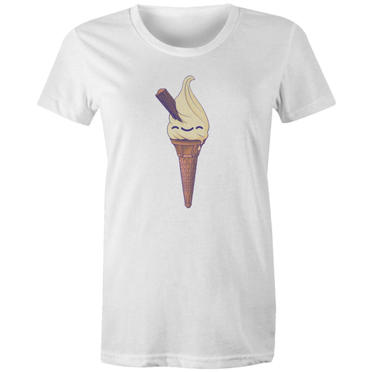 Hold the Cone - Women's Tee- Cool Graphic T-Shirts- Retro T-Shirts - Nostalgia Threads