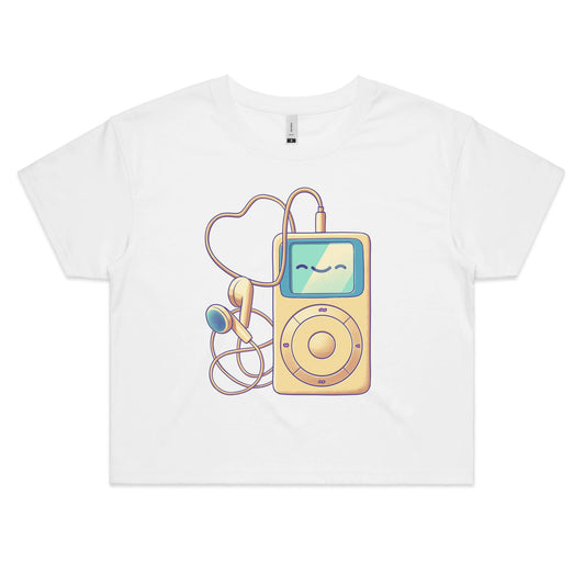 Still Going Song - Women's Crop Tee- Cool Graphic T-Shirts- Retro T-Shirts - Nostalgia Threads