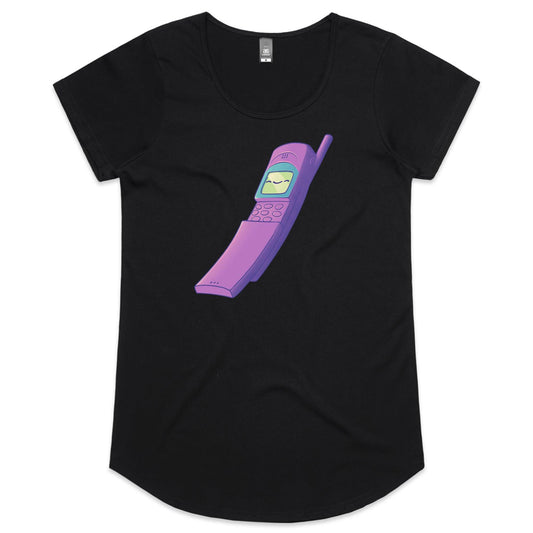 Other Slide of the Tracks - Women's Scoop Tee- Cool Graphic T-Shirts- Retro T-Shirts - Nostalgia Threads