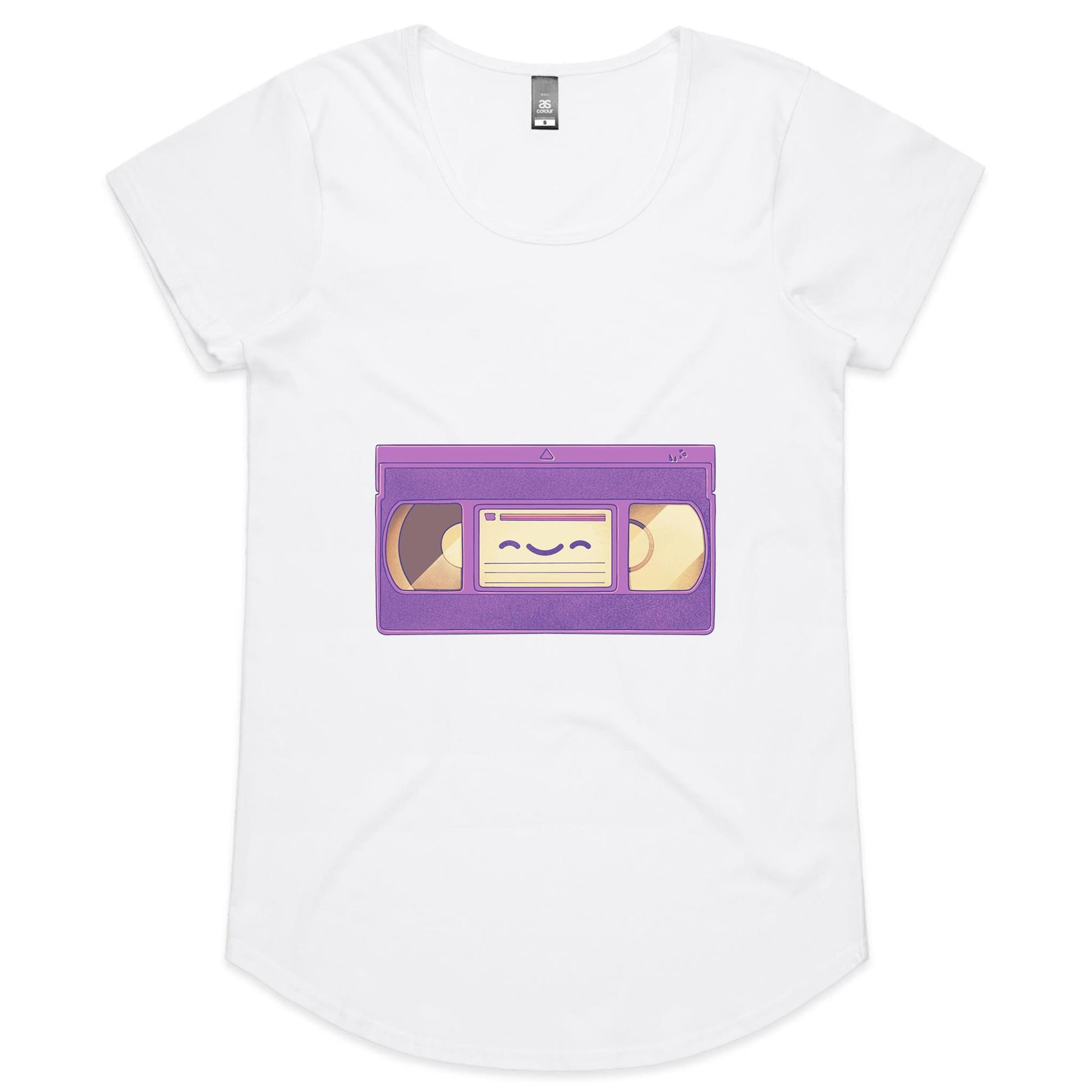 The Tapes of Wrath - Women's Scoop Tee- Cool Graphic T-Shirts- Retro T-Shirts - Nostalgia Threads