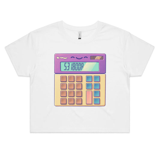 Mature & Simple - Women's Crop Tee- Cool Graphic T-Shirts- Retro T-Shirts - Nostalgia Threads