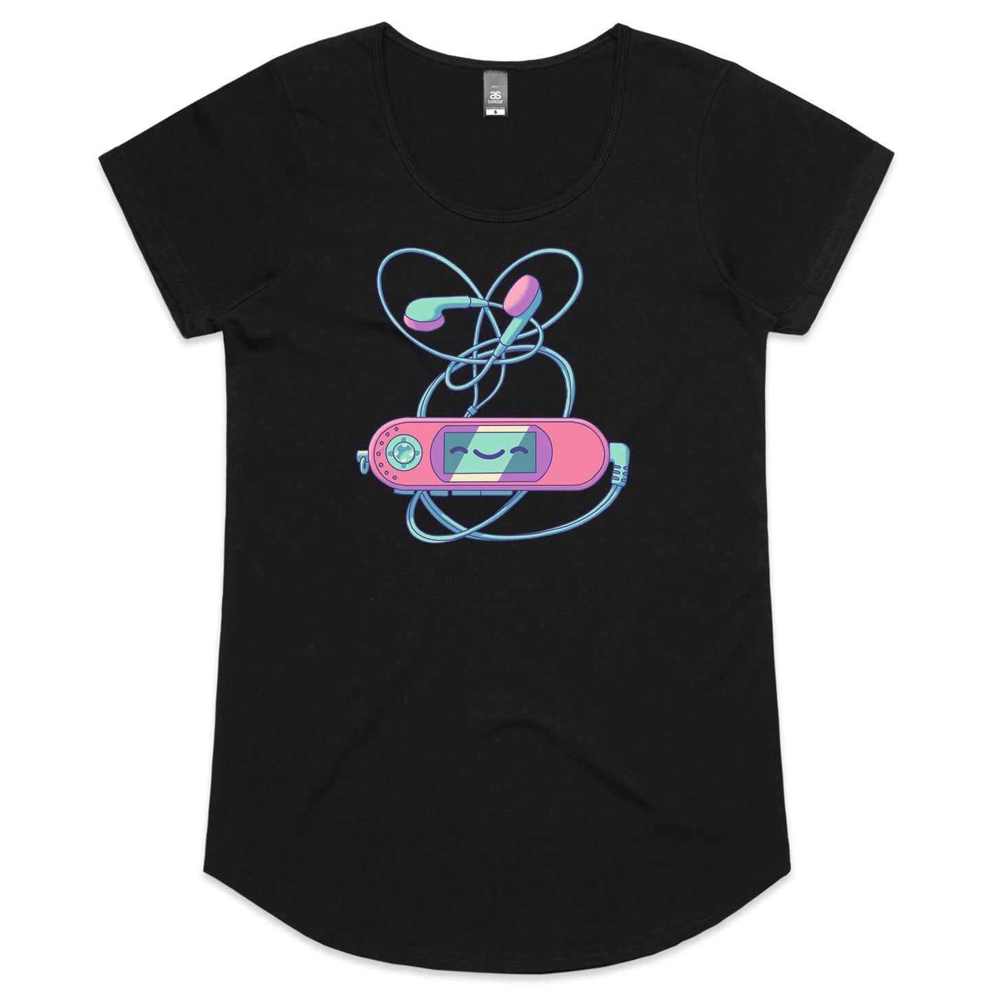 Mp3 & Easy - Women's Scoop Tee