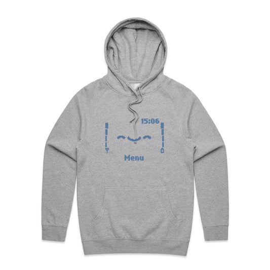 Textually Active - Unisex Hoodie (+QR)- Cool Graphic T-Shirts- Retro T-Shirts - Nostalgia Threads