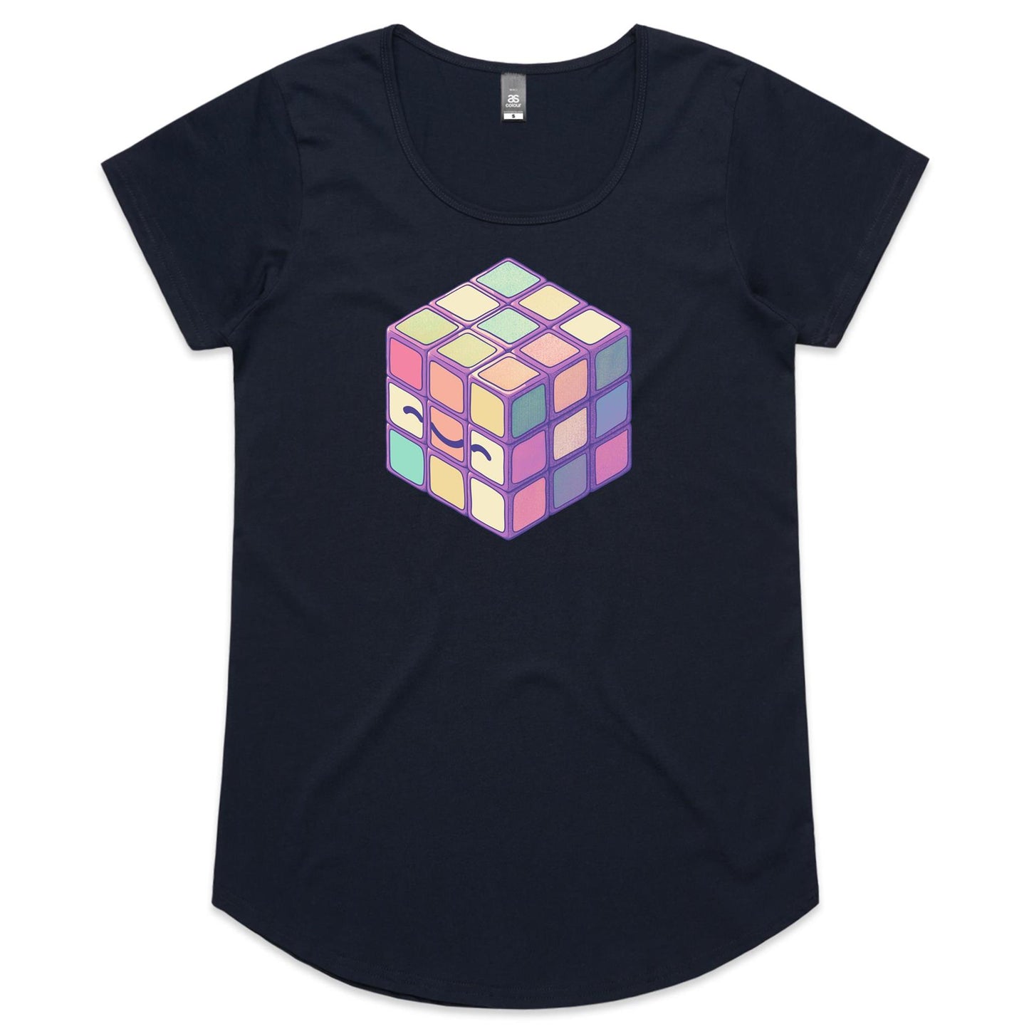 The Shaped Crusader - Women's Scoop Tee- Cool Graphic T-Shirts- Retro T-Shirts - Nostalgia Threads