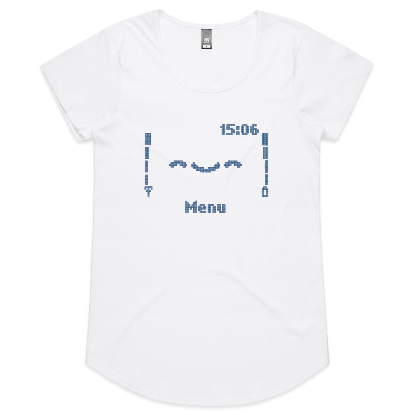 Textually Active - Women's Scoop Tee- Cool Graphic T-Shirts- Retro T-Shirts - Nostalgia Threads