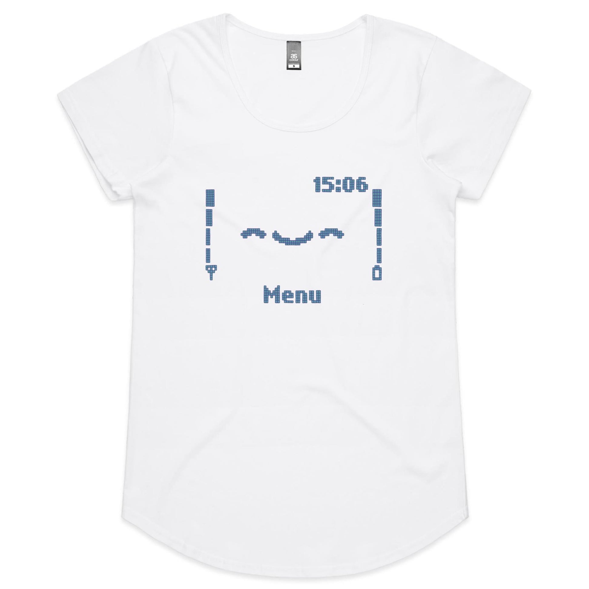 Textually Active - Women's Scoop Tee- Cool Graphic T-Shirts- Retro T-Shirts - Nostalgia Threads