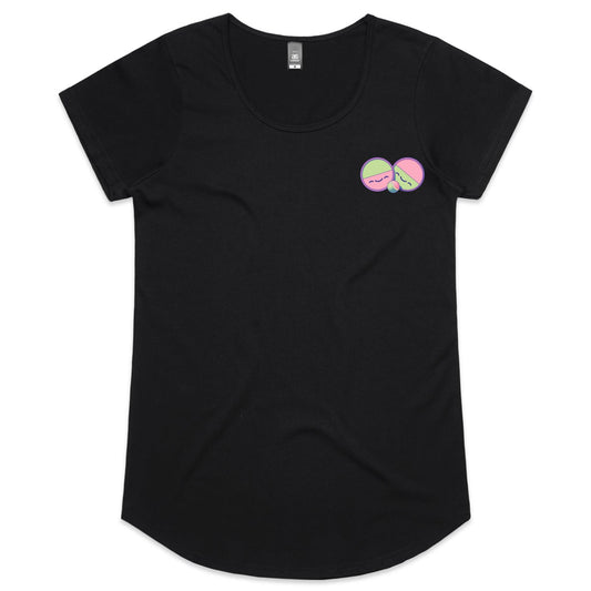 update alt-text with template Joined at the Grip - Women's Scoop Tee- Cool Graphic T-Shirts- Retro T-Shirts - Nostalgia Threads