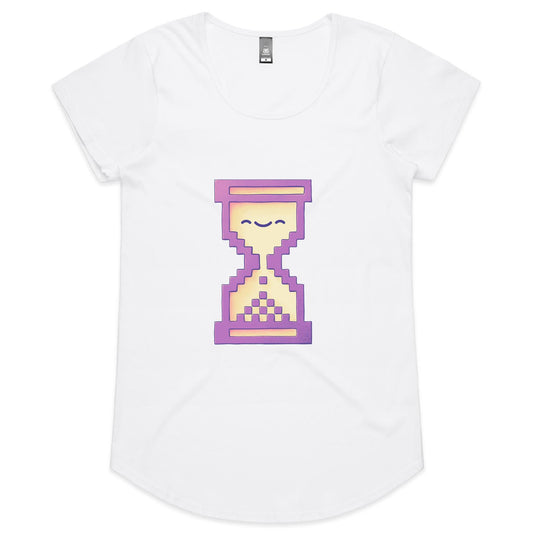 Patience Makes the Heart Grow Fonder - Women's Scoop Tee- Cool Graphic T-Shirts- Retro T-Shirts - Nostalgia Threads