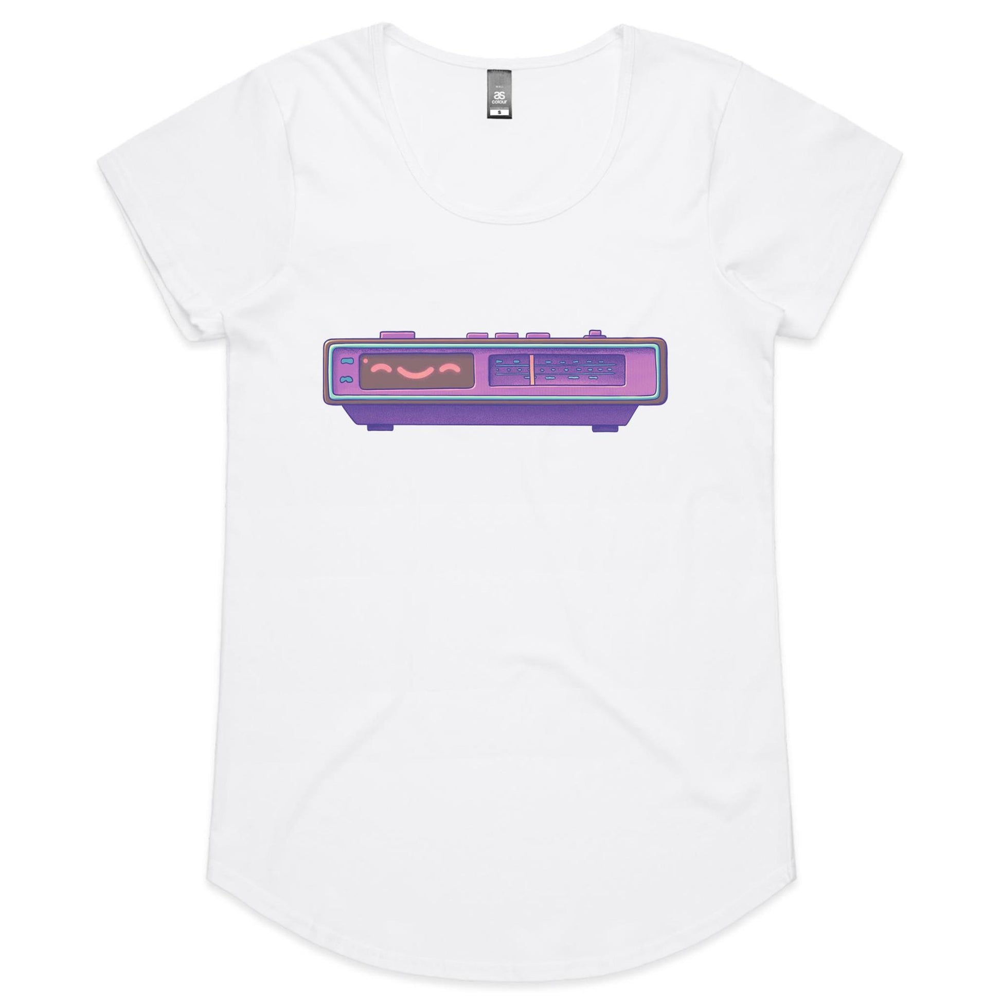 Sleep Calm & Carry On - Women's Scoop Tee- Cool Graphic T-Shirts- Retro T-Shirts - Nostalgia Threads